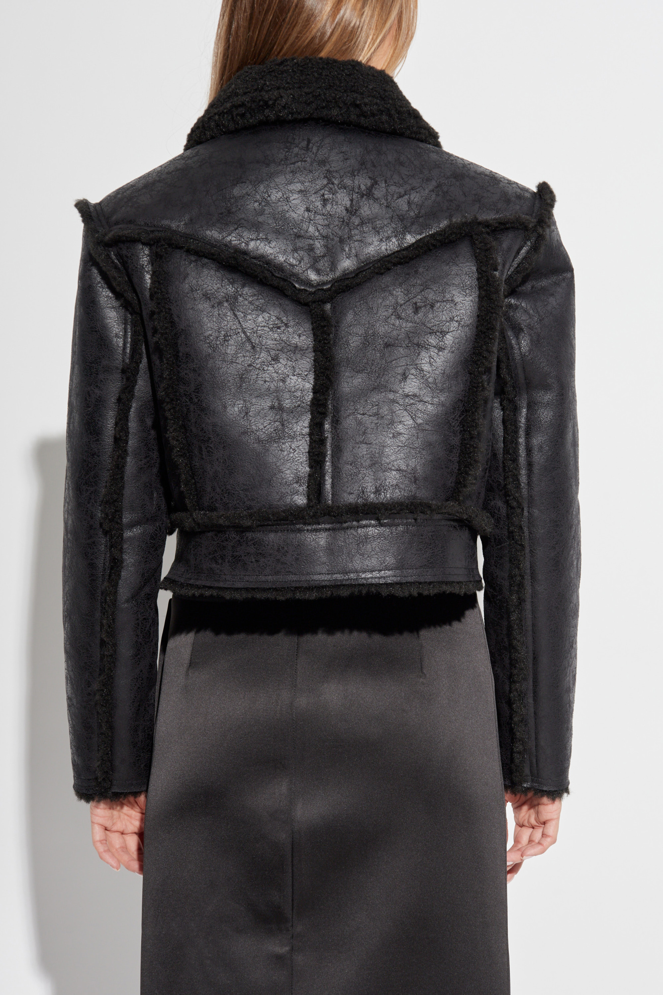 yocha Czarny Kożuch `Nyrah` STAND STUDIO - Vitkac Polska